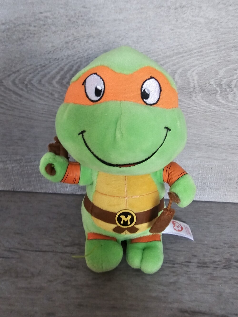 Michelangelo Teenage Mutant Ninja Turtle Ty Beanie Baby Plush